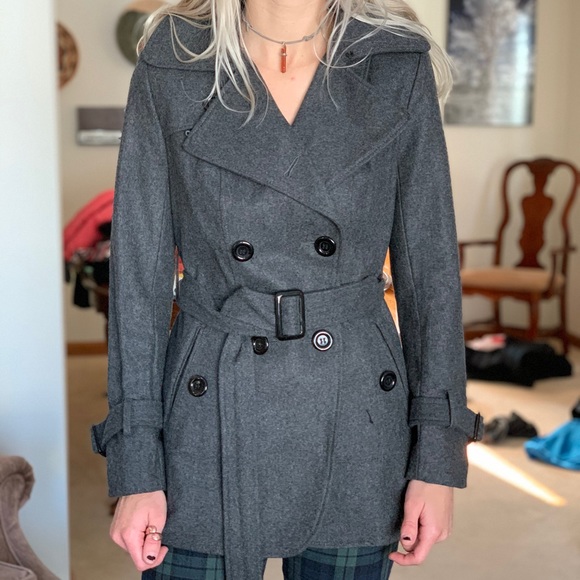 Grey Peacoat - Picture 4 of 4